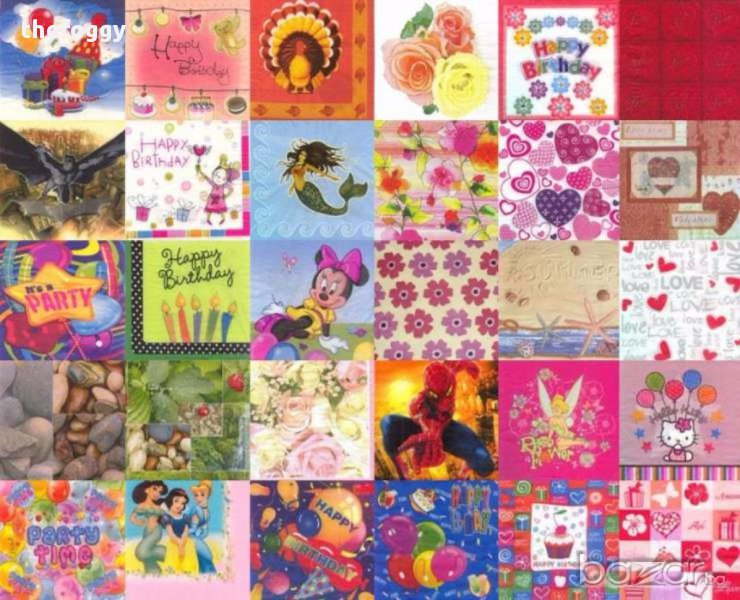 БАРТЕР-Колекция от над 9200 салфетки, снимка 1