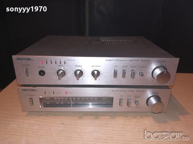 rotel-amplifier+tuner-made in japan-внос швеицария, снимка 4 - Ресийвъри, усилватели, смесителни пултове - 21061393