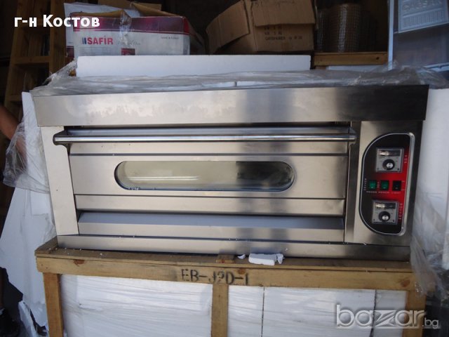 1. Фурна за закуски НОВА Внос от Европа на едно ниво за две тави 60/40см., външни размери височина 5, снимка 4 - Обзавеждане за заведение - 12124570