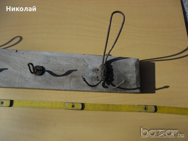 Старинна закачалка, снимка 7 - Антикварни и старинни предмети - 20567304