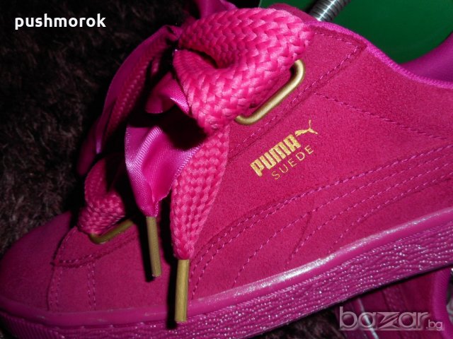 Puma Suede Heart Satin Wmns, снимка 5 - Кецове - 21461674