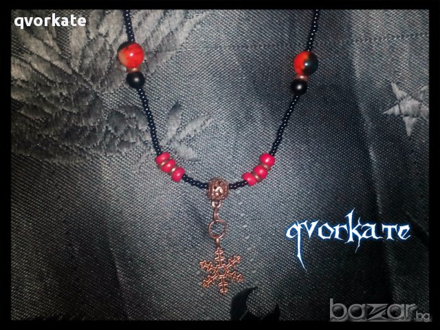 Колие Снежинка, снимка 2 - Колиета, медальони, синджири - 15861566