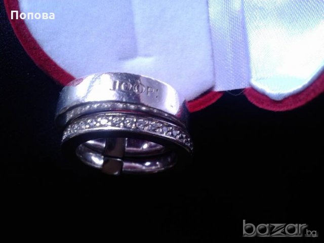 "JOOP"  Сребърен масивен  оригинален пръстен , снимка 2 - Пръстени - 19065892
