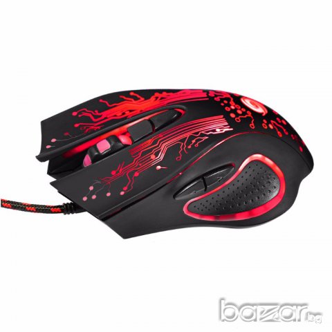 Професионална,геймърска мишка (3200DPI LED Оптична 6D USB), снимка 5 - Клавиатури и мишки - 14850307
