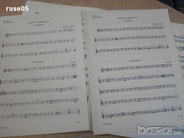 Книга"Reneszánsz táncok két fuvolára és gitárra-Benkő"-24стр, снимка 3 - Специализирана литература - 15846686