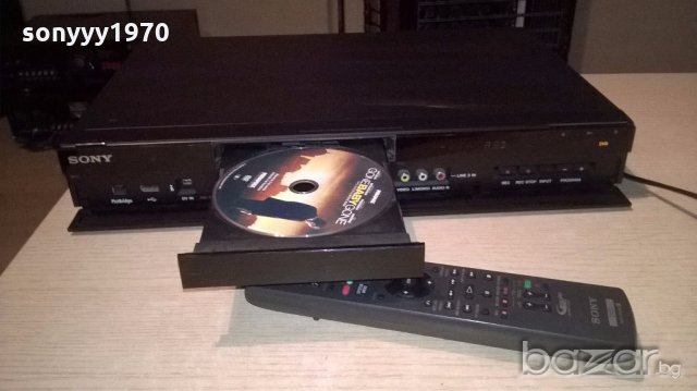 sony rdr-at205 dvd recorder hdd/dvd+remote-от швеицария, снимка 11 - Ресийвъри, усилватели, смесителни пултове - 18916646