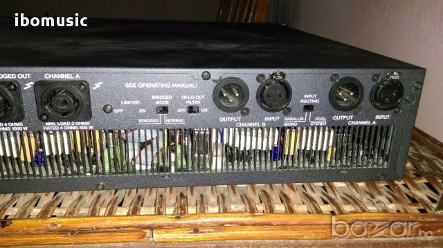 2x500 Dynacord L 1000 Стъпало усилвател Динакорд stapalo usilvatel, снимка 3 - Ресийвъри, усилватели, смесителни пултове - 15231577
