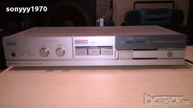 hitachi ha-1 stereo amplifier-made in japan-внос швеицария, снимка 12 - Ресийвъри, усилватели, смесителни пултове - 14225347