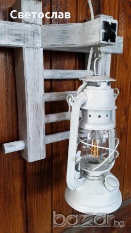 Стенна лампа фенер - Ретро аплик винтидж, снимка 8 - Лампи за стена - 21071295