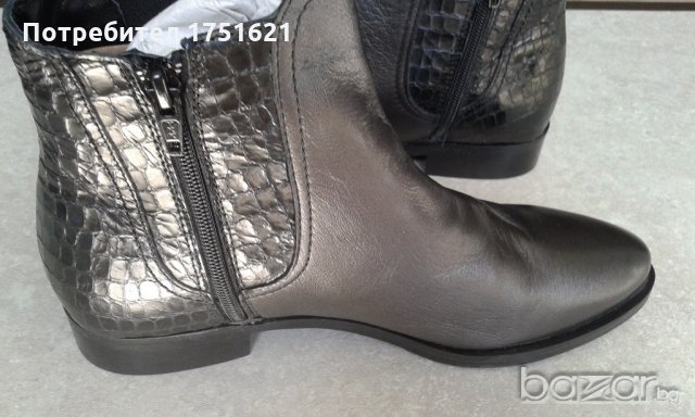 Нови стилни боти - естествена кожа ном.38, снимка 2 - Дамски боти - 19177677