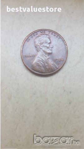 1 Американски Цент 1982г. / 1982 1 US Cent KM# 201a Schön# 202a, снимка 2 - Нумизматика и бонистика - 15307245