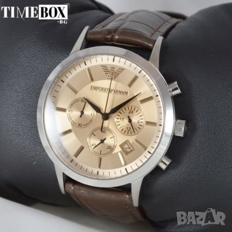 EMPORIO ARMANI Renato Chronograph AR2433. Нов мъжки часовник, снимка 6 - Мъжки - 24456369