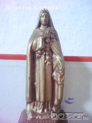 Майка Тереза от цветен метал, снимка 4 - Антикварни и старинни предмети - 11932330