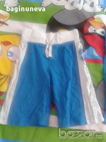 лот детски сини къси летни панталонки-размер-92-98, снимка 7 - Детски комплекти - 9800194