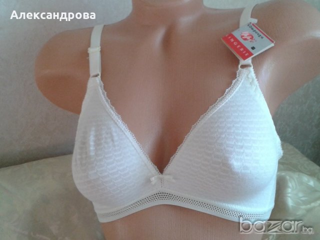 Гръцко бельо Аpple. Спортен сутиен от  еластичен  памук с мека чашка без банел. Код 06 , снимка 2 - Бельо - 20568611