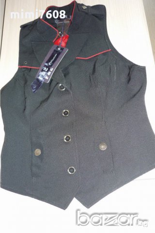 дамско готино черно елече, снимка 2 - Сака - 8343694