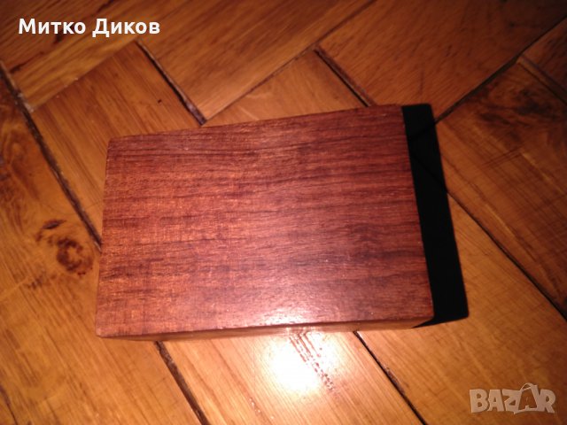 Малка дървена кутия дърворезба център, снимка 3 - Декорация за дома - 24590460