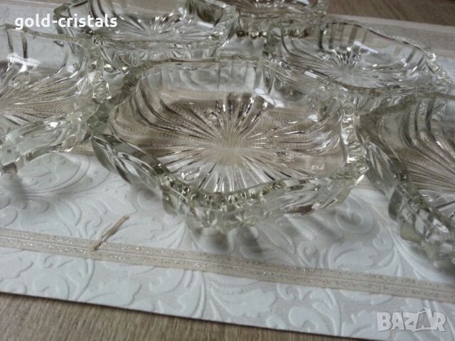Ретро стъклени чинийки купички, снимка 2 - Антикварни и старинни предмети - 22998941