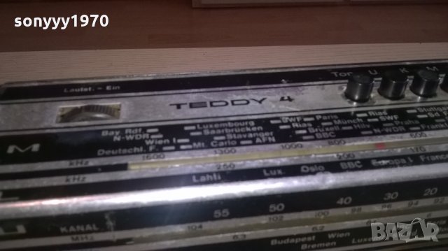 itt schaub-lorenz teddy 4-ретро колекция-внос швеицария, снимка 9 - Ресийвъри, усилватели, смесителни пултове - 24903505