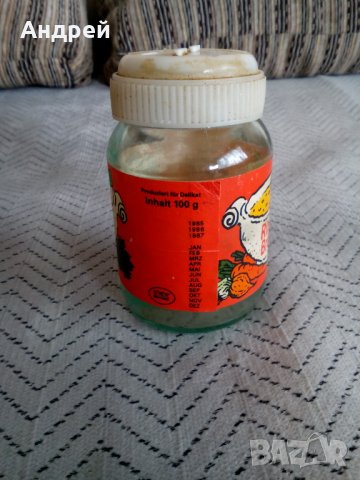 Старо Бурканче за подправки #3, снимка 2 - Антикварни и старинни предмети - 25553155