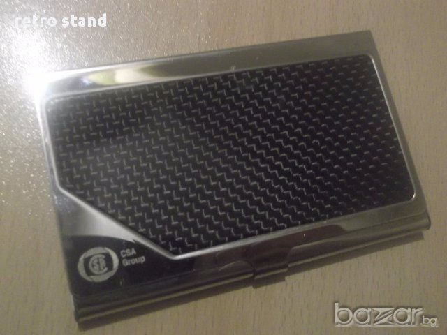 № 1926 метален визитник -CSA Group, снимка 4 - Други ценни предмети - 14027961