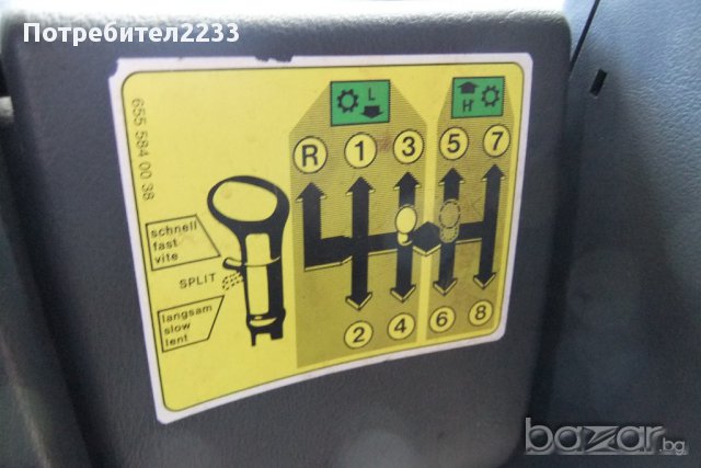 Продавам - Мерцедес Актрос - 3331 / 6х6 / 6х4 / 4х4  + блокажи / 119000км., снимка 11 - Камиони - 12621008