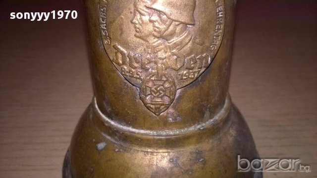 хитлериска антика-немска запалка-ретро-17х9см-внос швеицария, снимка 9 - Антикварни и старинни предмети - 18039160