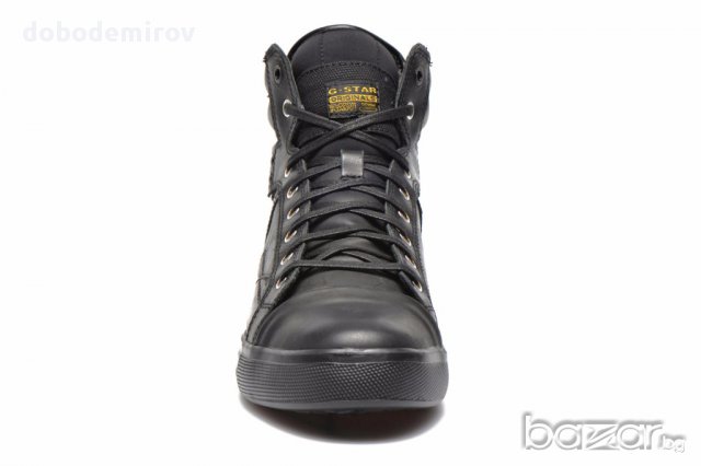 Нови черни кожени кецове G Star Augur III Kayvan оригинал, снимка 11 - Кецове - 15500904