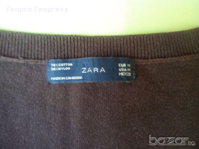 Дамски пуловер Zara/Зара, 100% оригинал, снимка 5 - Блузи с дълъг ръкав и пуловери - 9850627