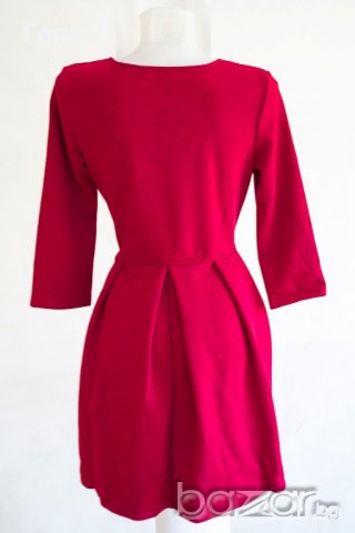 Къса червена рокля с плохи марка by Hellene - XL, снимка 3 - Рокли - 18187651