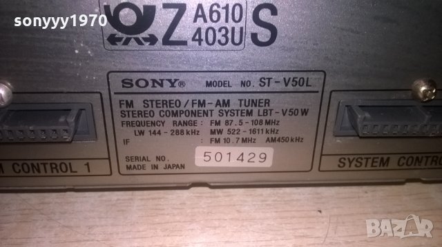 sony st-v50l stereo tuner-made in japan-внос швеицария, снимка 12 - Ресийвъри, усилватели, смесителни пултове - 23869432