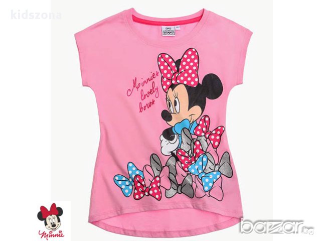 Нова цена! Детска тениска Disney Minnie за 4, 6, 8 и 9 г. - М1-3, снимка 3 - Детски тениски и потници - 17228716