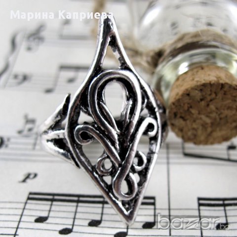 Пръстен "Lord of the rings" - Goblin King Supreme Rectangular #А-09, снимка 4 - Пръстени - 10156330