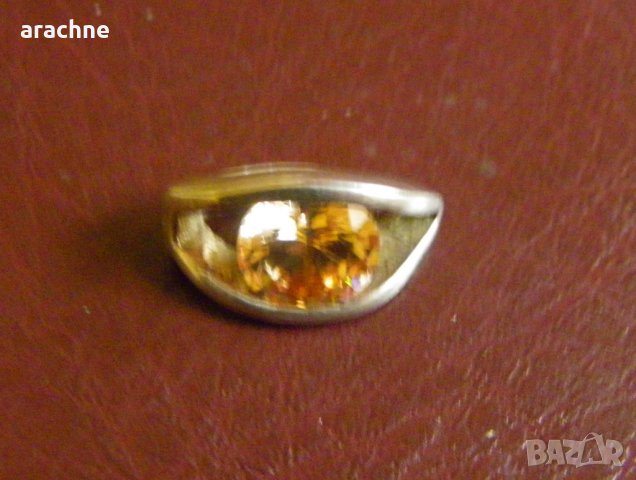 Стара италианска сребърна висулка с морганит, снимка 3 - Колиета, медальони, синджири - 24277537