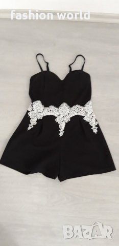 Дамски гащеризон с дантела , снимка 4 - Гащеризони - 25592503