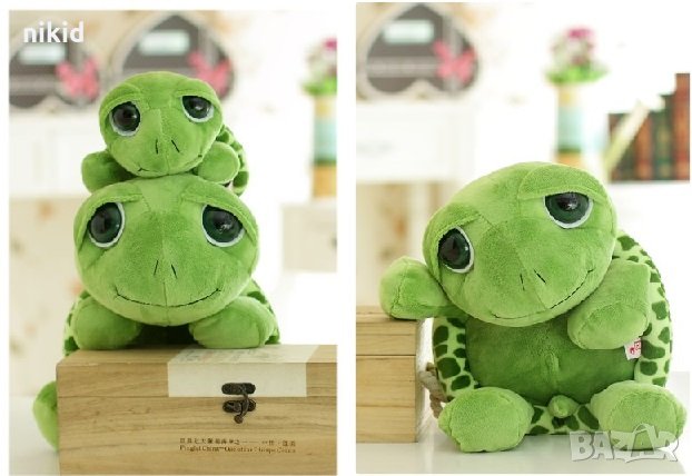 Зелена костенурка Франклин плюшена играчка, снимка 2 - Плюшени играчки - 23864241