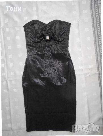Атрактивна черна рокля Goddess - London
