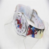 Нов детски часовник Spiderman Спайдърмен каишка Marvel човека паяк , снимка 3 - Детски - 24245509