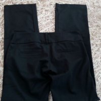 Черен сатенен панталон"S", снимка 4 - Панталони - 20892141