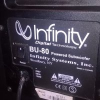 infinity bu-80 powered subwoofer-made in canada-внос англия, снимка 17 - Тонколони - 19592199