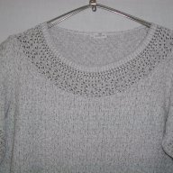 Плетена памучна блузка тип туника / голям размер , снимка 3 - Туники - 14163247