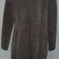Палто с подвижна яка "Vroom & Dreesmann" / естествен велур, снимка 7 - Палта, манта - 15913966