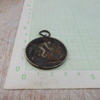 Медал по колоездене "I Асистентъ 1940" стар, снимка 2 - Други ценни предмети - 21468952