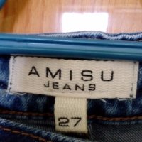 Дамски дънки Amisu размер 27, снимка 2 - Дънки - 21597302