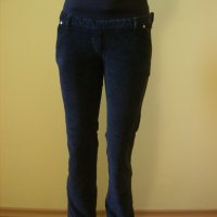 Кадифен панталон за бременни, снимка 1 - Дрехи за бременни - 20441676