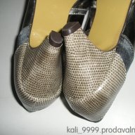 Сребърни обувки 37н. , снимка 4 - Дамски обувки на ток - 18185892
