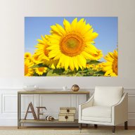 Картина Слънчогледи, картинно пано, картина цветя, канава, декоративно пано от части № 070, снимка 3 - Картини - 16994203