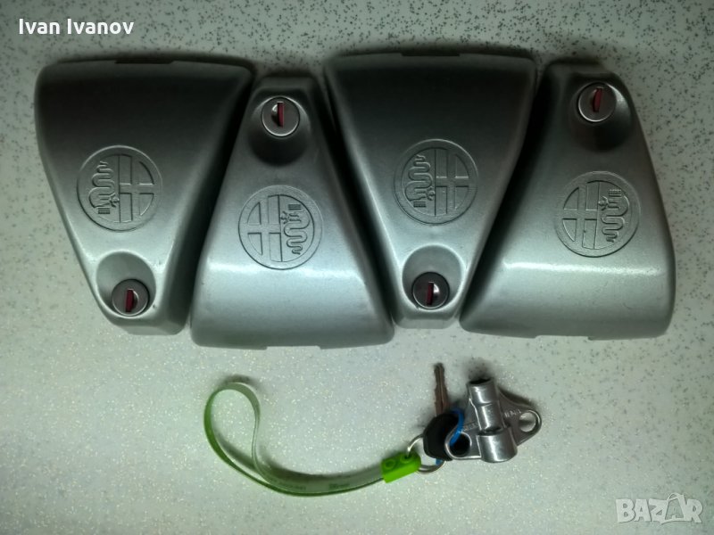 Оригинални капачки за напречни греди, багажник, за Алфа Ромео 156, без рейлинг, снимка 1