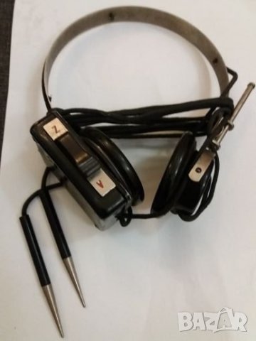 Стари слушалки за телефонна централа. , снимка 1 - Антикварни и старинни предмети - 24075145