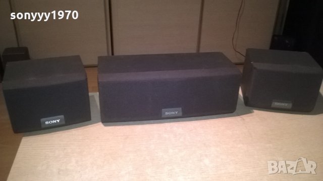 sony 3x100w center+2бр тонколони-внос швеицария, снимка 3 - Тонколони - 25834947